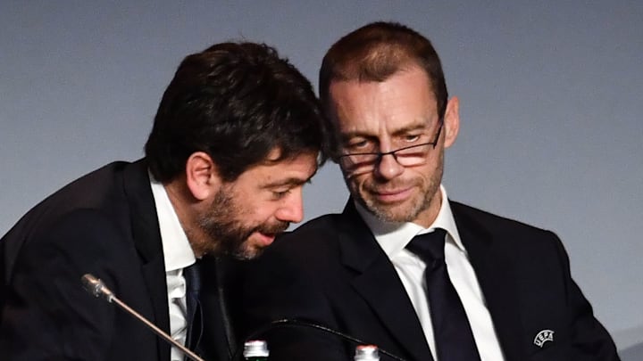 Aleksander Ceferin, Andrea Agnelli Aleksander Ceferin, Andrea Agnelli